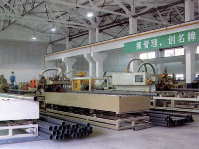 三壘塑業廠區一角展示